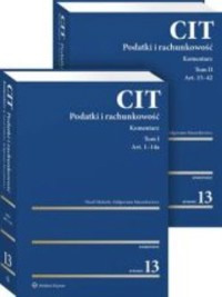 CIT Komentarz Podatki i rachunkowość Tom 1-2 - Małecki Paweł, Mazurkiewicz Małgorzata - książka