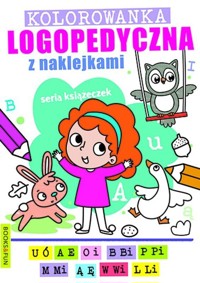 Kolorowanka logopedyczna 1 z naklejkami -  - książka