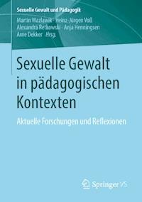 Sexuelle Gewalt in pädagogischen Kontexten -  - ebook