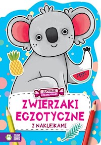 Słodkie kolorowanki Zwierzaki egzotyczne -  - książka
