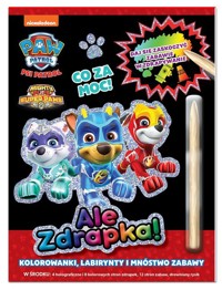 Psi Patrol. Ale zdrapka! cz. 7 Co za moc! -  - książka