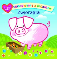 Kolorowanka z brokatem Zwierzęta - Makowska Ola - książka