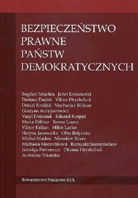 Bezpieczeństwo prawne państw demokratycznych -  - książka