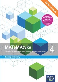Matematyka 4 Podręcznik Zakres podstawowy - Babiański Wojciech, Chańko Lech, Czarnowska Joanna - książka