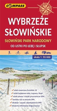 Wybrzeże Słowińskie. Mapa turystyczna w skali 1:55 000 -  - książka