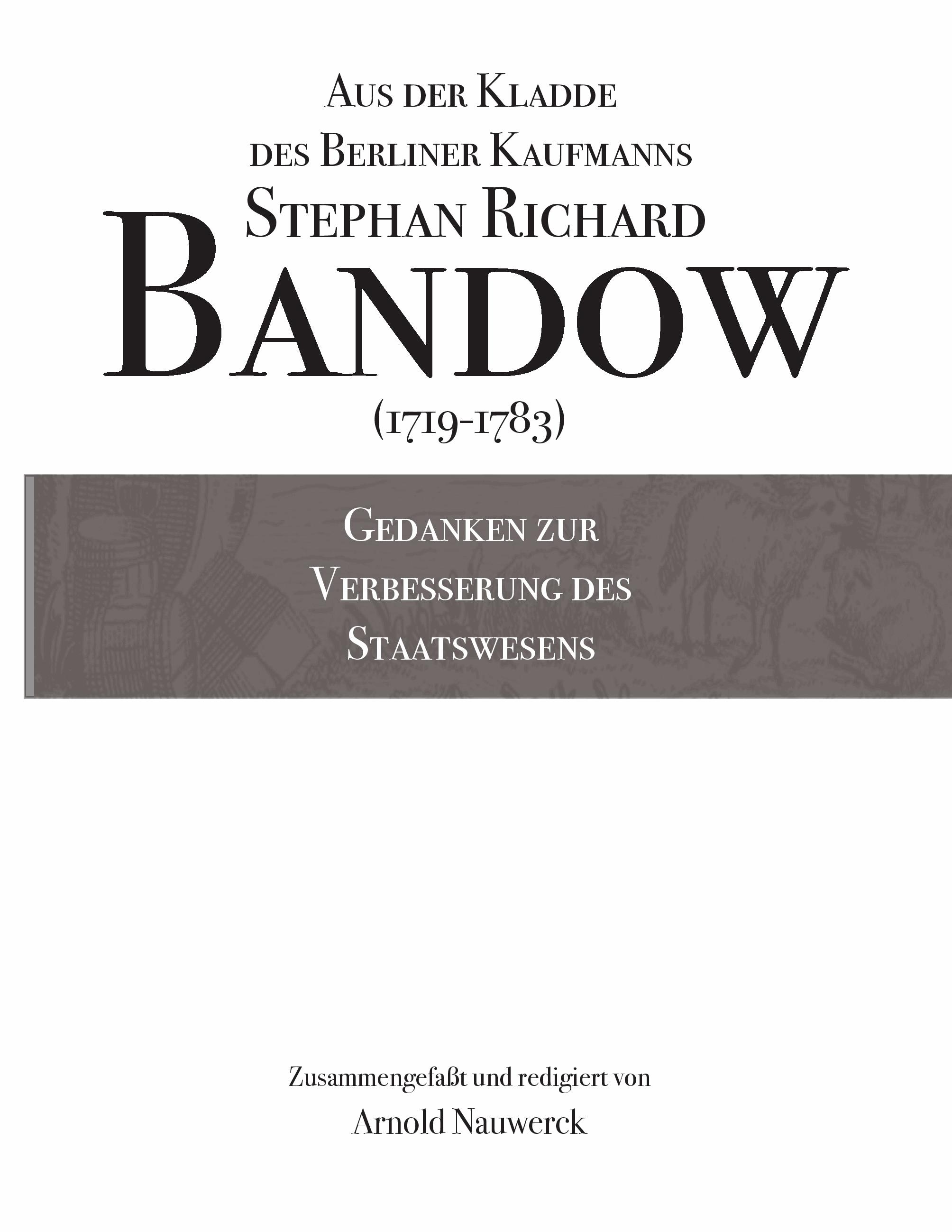 Gedanken zur Verbesserung des Staatswesens
