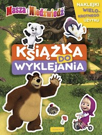 Masza i Niedźwiedź Książka do wyklejania -  - książka