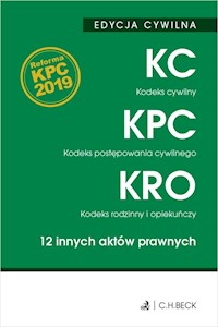 Edycja cywilna Kodeks cywilny Kodeks postępowania cywilnego Kodeks rodzinny i opiekuńczy 12 innych aktów prawnych - - książka