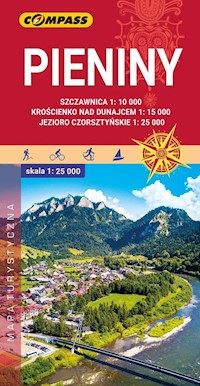Pieniny Mapa turystyczna 1:25 000 -  - książka