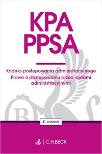 KPA PPSA Kodeks postępowania administracyjnego. Prawo o postępowaniu przed sądami administracyjnymi -  - książka