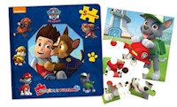 Psi Patrol Książka z puzzlami -  - książka