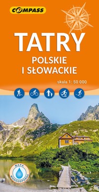 Tatry Polskie i Słowackie. Mapa turystyczna w skali 1:50 000 (wersja wodoodporna) - zbiorowa praca - książka
