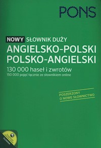 PONS Nowy słownik duży angielsko-polski, polsko-angielski -  - książka