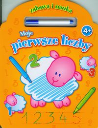 Zabawa i nauka Moje pierwsze liczby - - książka