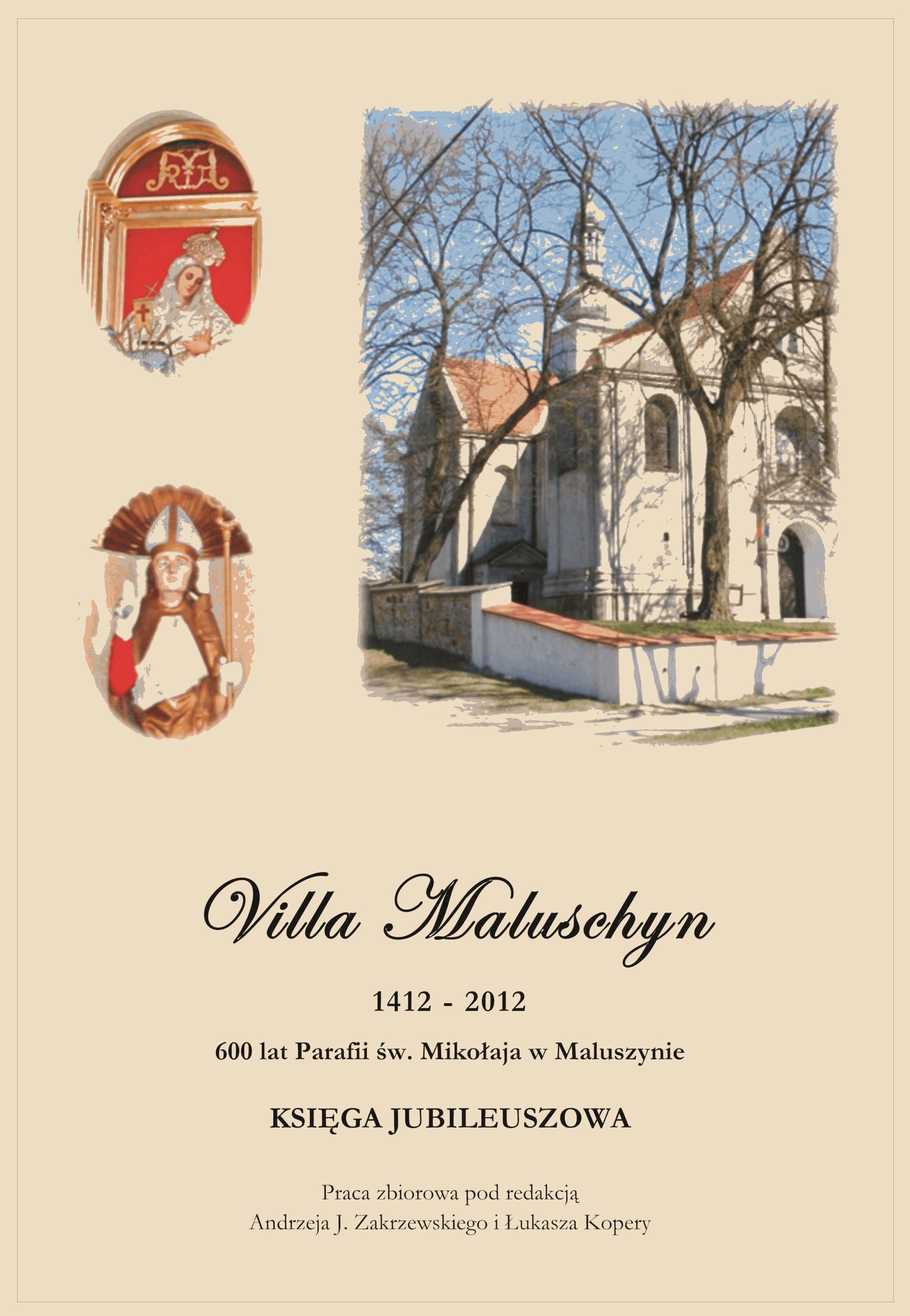 Okładka:Villa Maluschyn 1412 – 2012 