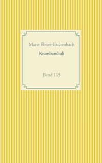 Krambambuli - Marie Ebner-Eschenbach - ebook