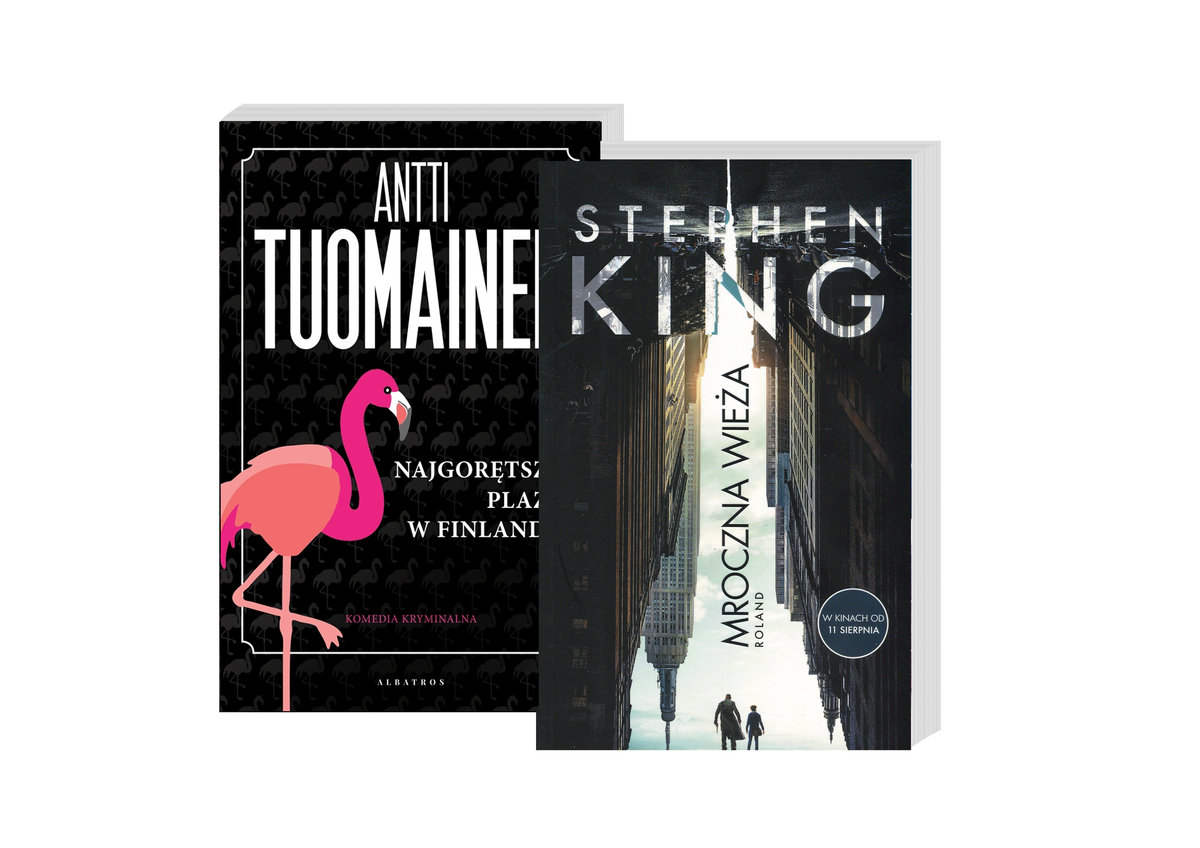 Pakiet: Najgorętsza plaża w Finlandii / Mroczna Wieża. Tom 1. Roland (wydanie filmowe) - Stephen King, Antti Tuomainen - książka