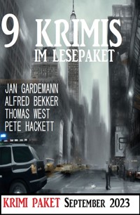 9 Krimis im Lesepaket September 2023 - Jan Gardemann - ebook