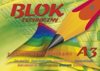 Blok techniczny kolorowy, A3, 10k (RP72) -  - książka