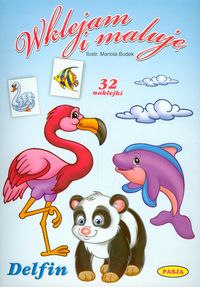 Delfin Wklejam i maluję -  - książka