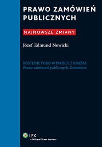 Prawo zamówień publicznych - Nowicki Józef Edmund - książka