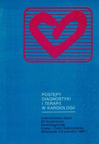 Postępy diagnostyki i terapii w kardiologii - redakcja Stanisław Sterkowicz - ebook