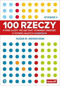 100 rzeczy które każdy projektant powinien wiedzieć o potencjalnych klientach - Weinschenk Susan - książka