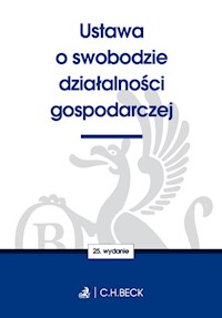 Ustawa o swobodzie działalności gospodarczej -  - książka