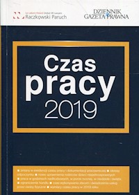 Czas pracy 2019 - Chruściel Łukasz, Szybak-Bizacka Sandra, Czapska Karolina - książka