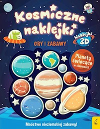 Kosmiczne naklejki Gry i zabawy -  - książka