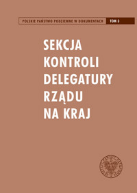 Sekcja Kontroli Delegatury Rządu na Kraj -  - książka
