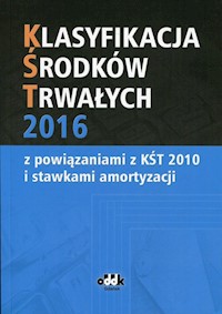 Klasyfikacja środków trwałych 2016 -  - książka