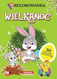 Kolorowanka Wielkanoc z brokatowymi naklejkami - Ratajszczak Katarzyna - książka