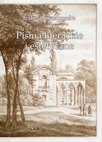 Pisma literackie i estetyczne - Czartoryska Izabela - książka