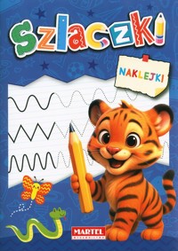 Kolorowanka z naklejkami Szlaczki -  - książka