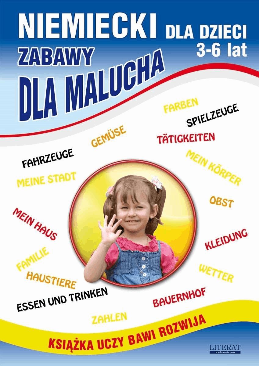 Okładka:Niemiecki dla dzieci 3-6 lat. Zabawy dla malucha 