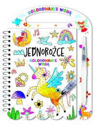 Kolorowanie wodą Jednorożce -  - książka