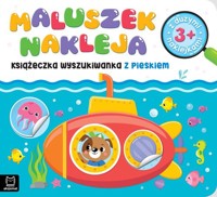 Maluszek nakleja Książeczka wyszukiwanka z pieskiem z dużymi naklejkami 3+ - Bator Agnieszka - książka