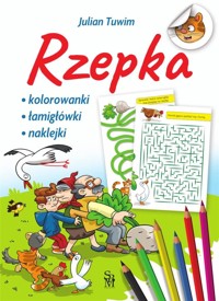 Rzepka. Kolorowanki, łamigłówki, naklejki - Julian Tuwim - książka