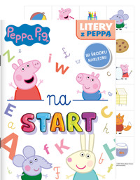Peppa Pig. Na start… 6. Litery z Peppą - zbiorowa praca - książka