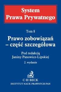 Prawo zobowiązań część szczegółowa Tom 8 -  - książka