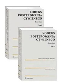 Kodeks postępowania cywilnego Komentarz Tom 1/2 -  - książka