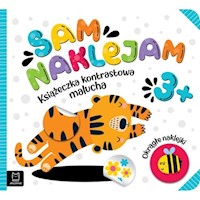 Sam naklejam Książeczka kontrastowa malucha 3+ -  - książka