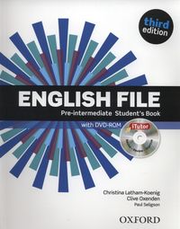 English File Pre-Intermediate Student's Book + CD - Latham-Koenig Christina, Oxenden Clive - książka