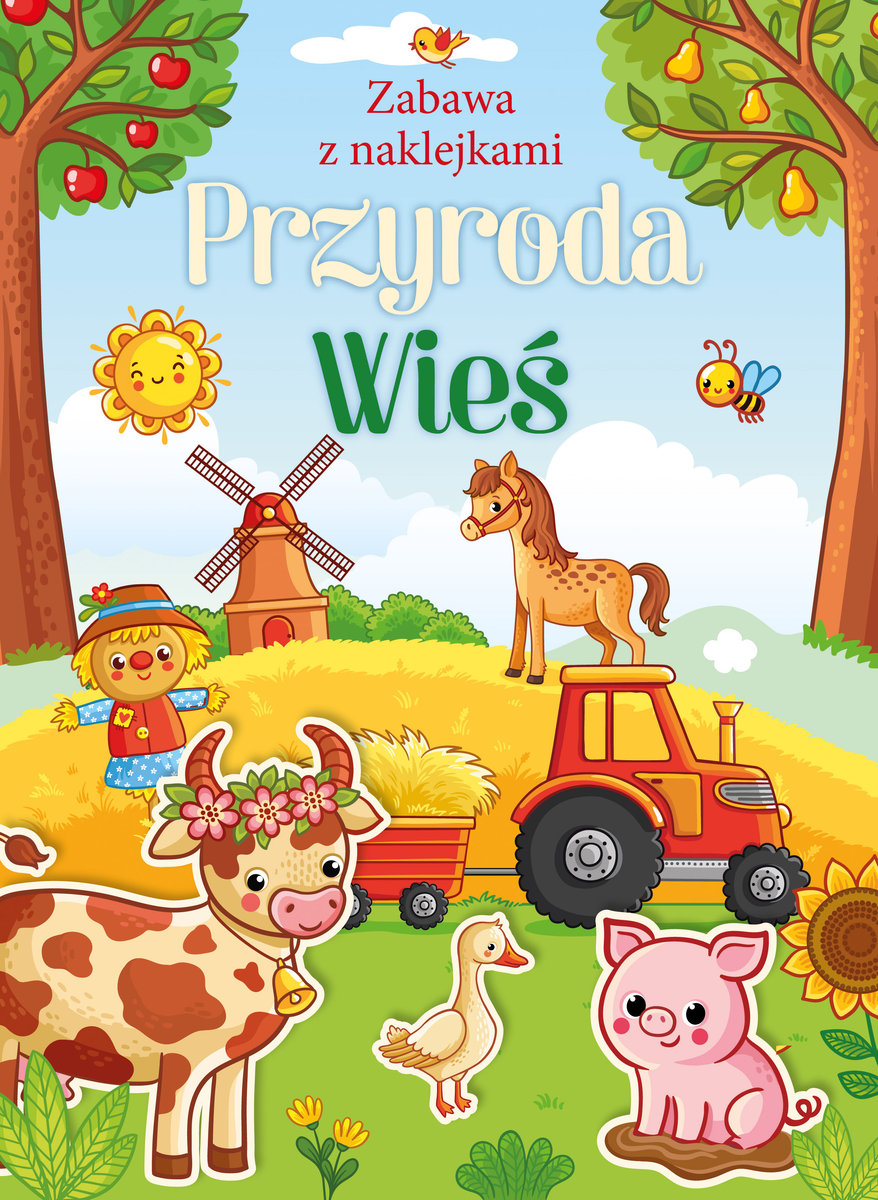 Przyroda. Wieś. Zabawa z naklejkami - zbiorowa praca - książka