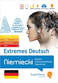 Extremes Deutsch Niemiecki System Intensywnej Nauki Słownictwa (poziom podstawowy A1-A2, średni B1 -  - książka