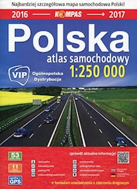Polska Atlas samochodowy 1:250 000 Kompas -  - książka
