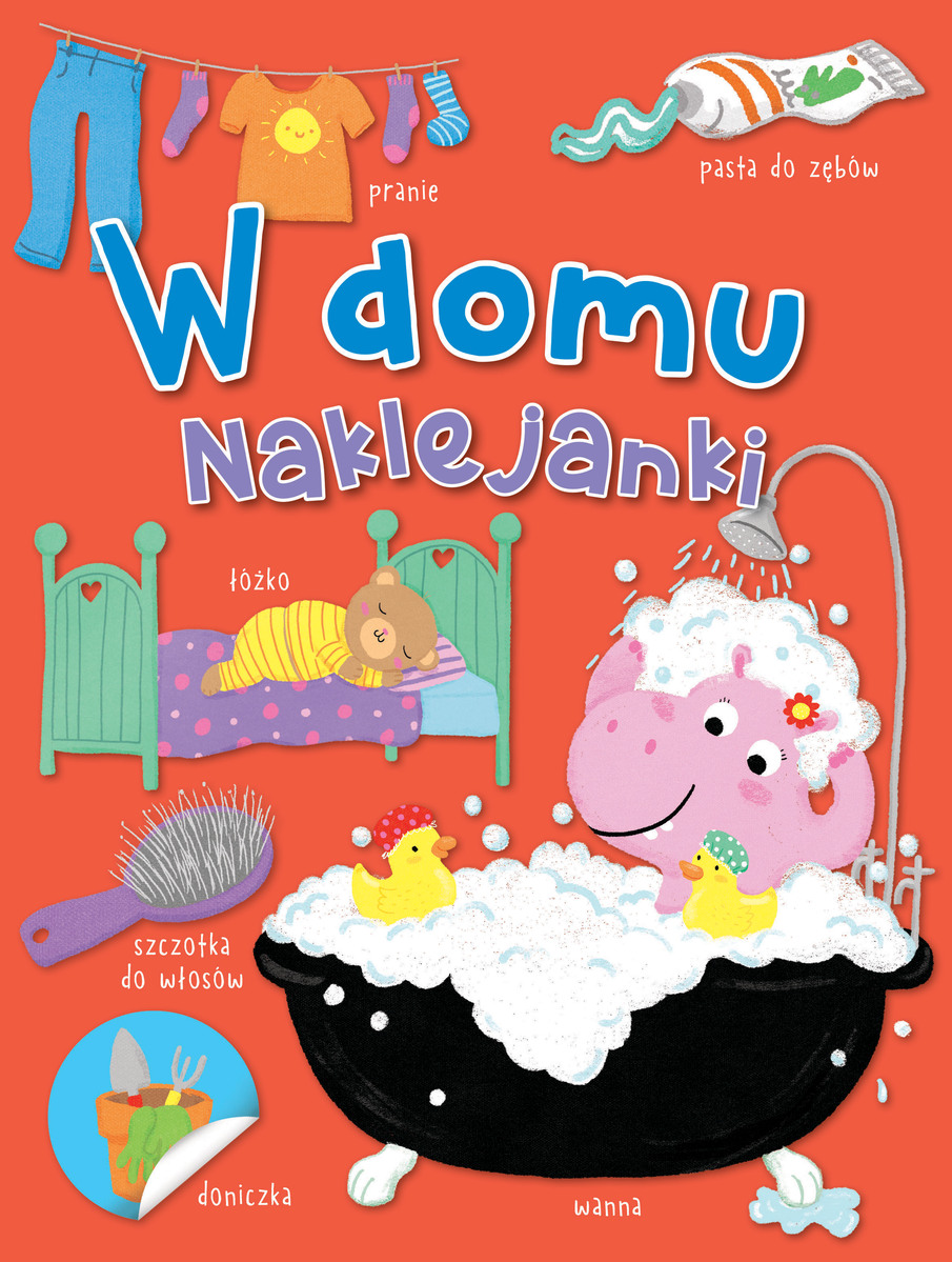 W domu. Naklejanki - Zoe Waring (ilustr.) - książka
