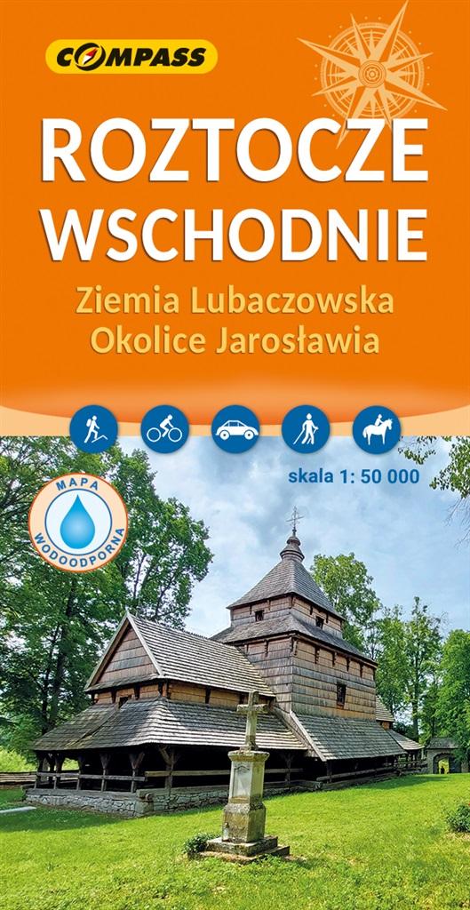 Roztocze Wschodnie. Mapa turystyczna w skali 1:50 000 (wersja wodoodporna) - zbiorowa praca - książka