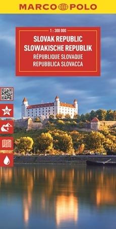 Słowacja. Mapa drogowa w skali 1:300 000 - zbiorowa praca - książka